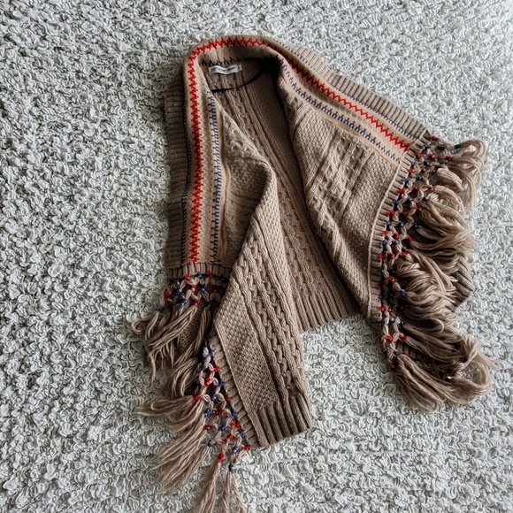 SLEEVELESS CARDIGAN - SWEATER - Picture 3 of 7